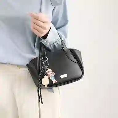 恒源祥 时尚百搭高级感复古通勤简约 超纤合成革 手提包 女款 多色