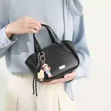 恒源祥 时尚百搭高级感复古通勤简约 超纤合成革 手提包 女款 多色