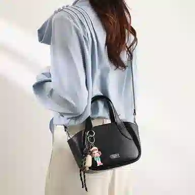 恒源祥 时尚百搭高级感复古通勤简约 超纤合成革 手提包 女款 多色