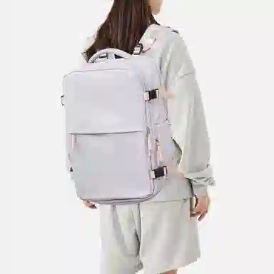 阿尔派妮 大容量学生百搭短途出差旅游行李多功能干湿分离独立鞋袋 织物 旅行包电脑包书包背包双肩包 男女同款情侣款 多色