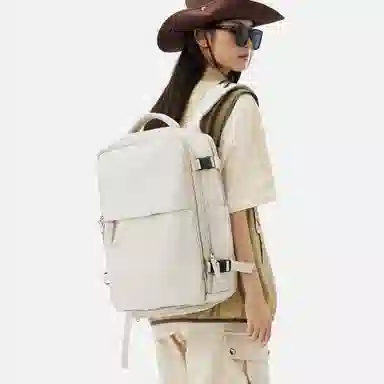 阿尔派妮 大容量学生百搭短途出差旅游行李多功能干湿分离独立鞋袋 织物 旅行包电脑包书包背包双肩包 男女同款情侣款 多色