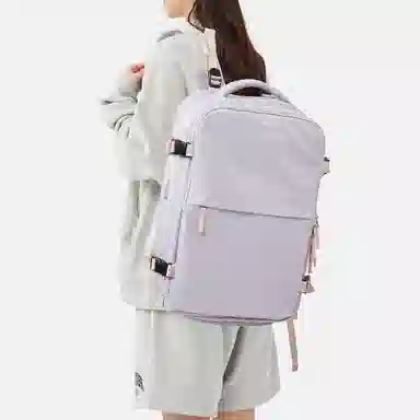 阿尔派妮 大容量学生百搭短途出差旅游行李多功能干湿分离独立鞋袋 织物 旅行包电脑包书包背包双肩包 男女同款情侣款 多色