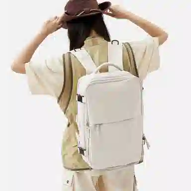 阿尔派妮 大容量学生百搭短途出差旅游行李多功能干湿分离独立鞋袋 织物 旅行包电脑包书包背包双肩包 男女同款情侣款 多色