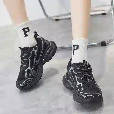 八哥 时尚潮流 舒适 经典百搭 耐磨防滑 低帮 老爹鞋 女款