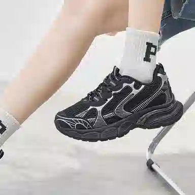 八哥 时尚潮流 舒适 经典百搭 耐磨防滑 低帮 老爹鞋 女款