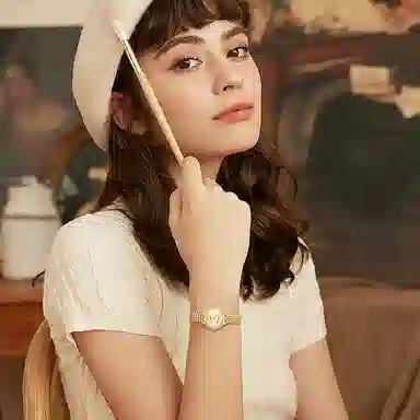 GOLGEN Quartz Women's Gold Dial