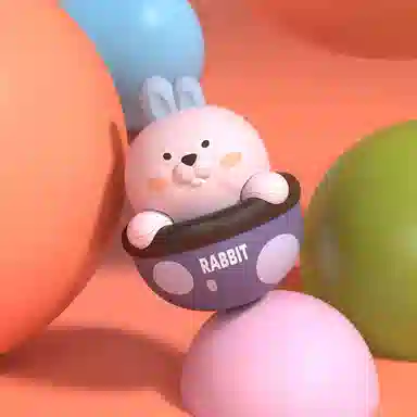 蓓臣 兔子 恐龙不倒翁 早教益智玩具