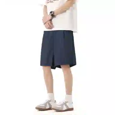 美式高街复古清凉轻薄山系户外运动夏季裤子纯色宽松透气速干百搭冰丝基础款舒适柔软无性别主义日常通勤裤子休闲短裤 男女同款