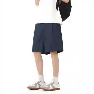 美式高街复古清凉轻薄山系户外运动夏季裤子纯色宽松透气速干百搭冰丝基础款舒适柔软无性别主义日常通勤裤子休闲短裤 男女同款