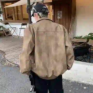 PAEFA Cleanfit PU Leather Jacket