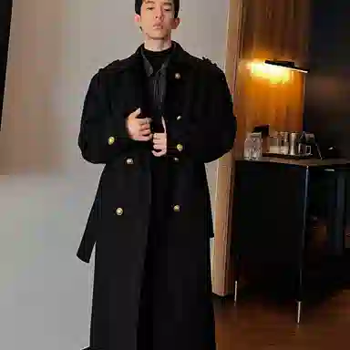 PAEFA Classic Long Wool Coat