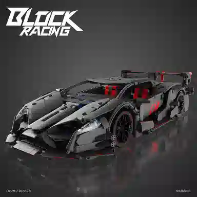 萌吉码 兰博红曜 其他拼装模型