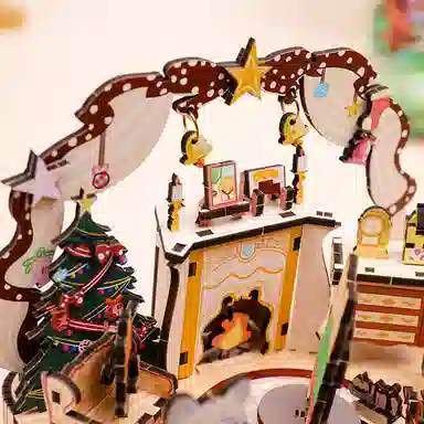 萌吉码 芒羊魔法城堡 拼装模型