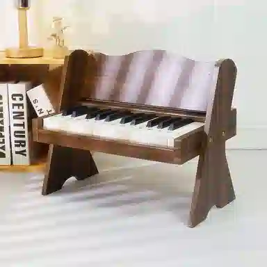 萌吉码 木质小钢琴 儿童电子琴