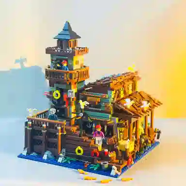 萌吉码 渔夫小屋 其他拼装模型