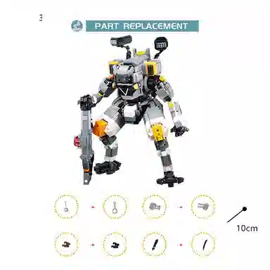 萌吉码 泰坦机器人 其他拼装模型