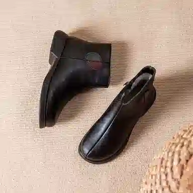 合成革 潮流舒适时尚 短靴 女款