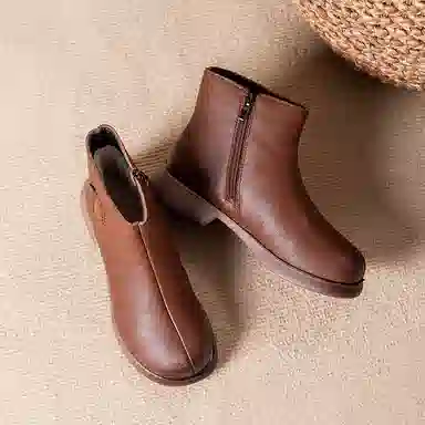 合成革 潮流舒适时尚 短靴 女款