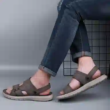 意利船长 耐磨 经典 沙滩凉鞋 男款