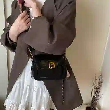 LETOO Vintage Waxed Leather Shoulder Bag