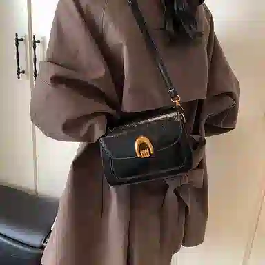 LETOO Vintage Waxed Leather Shoulder Bag