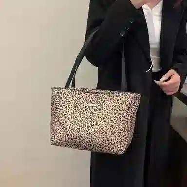LETOO Leopard Print Shoulder Bag