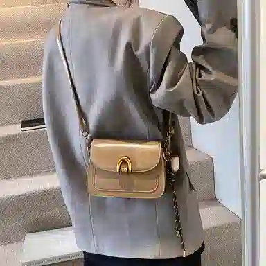 LETOO Vintage Waxed Leather Shoulder Bag