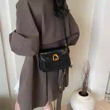 LETOO Vintage Waxed Leather Shoulder Bag