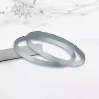 中兆珠宝 冰透叮当系列 新中式国风国潮设计 白月光清冷感手饰 琉璃 玉石手镯 女款