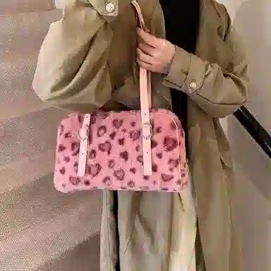 JIANGLIDA Boston Bag Pink