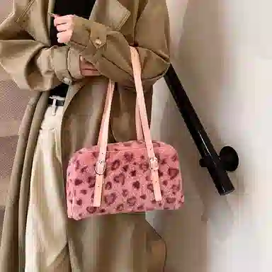 JIANGLIDA Boston Bag Pink