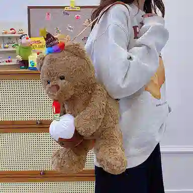 JIANGLIDA Backpack Brown