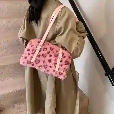 JIANGLIDA Boston Bag Pink