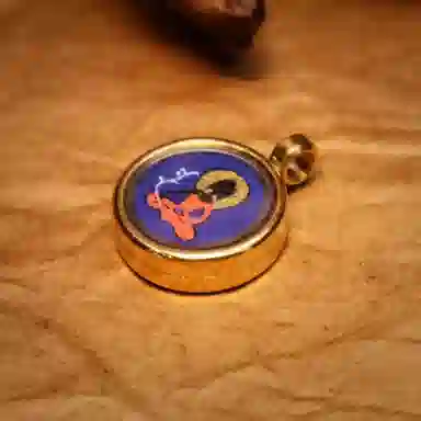 玉临门 药师佛 国潮藏式唐卡复古平安转运编绳配饰  合金 吊坠 男女同款情侣款