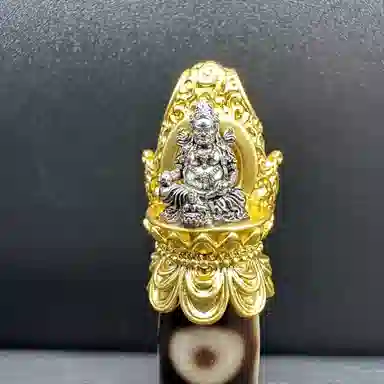 玉临门 新中式 国潮 国风民族风 藏式 玛瑙 玉石吊坠 男女同款情侣款