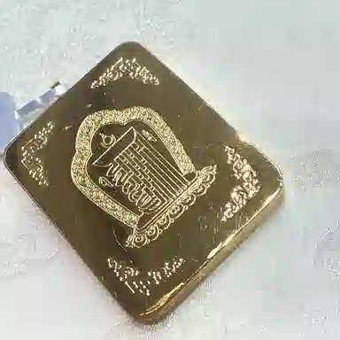 玉临门 国潮民族风藏式复古风格独特扎基拉姆唐卡热贡手绘 合金 吊坠 男女同款情侣款 送 男 女朋友 七 夕礼 物 礼盒包装