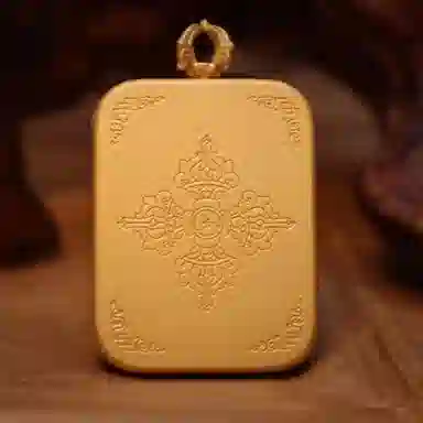 玉临门 新中式好运连连十相自在唐卡热贡手绘 合金 吊坠 男女同款情侣款