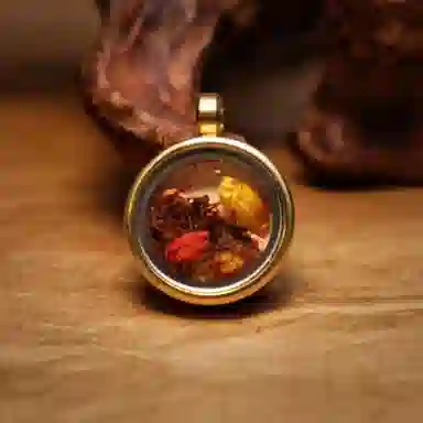 玉临门 新中式平安吉祥白度母唐卡热贡手绘 合金 吊坠 男女同款情侣款