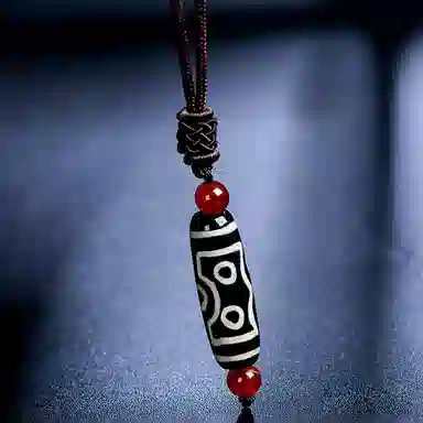 玉临门 国风小众设计感七眼天珠 玛瑙 玉石项链 男女同款情侣款