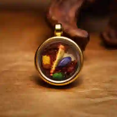 玉临门 古风吉祥平安五条经文唐卡 复古民族风编绳配饰 合金 项坠/吊坠 男女同款情侣款