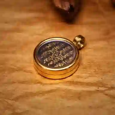 玉临门 古风吉祥平安五条经文唐卡 复古民族风编绳配饰 合金 项坠/吊坠 男女同款情侣款