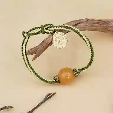 玉临门 新中式 国风国潮 民族风 复古 蜜蜡 手链 男女同款情侣款