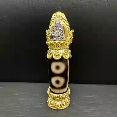 玉临门 新中式 国潮 国风民族风 藏式 玛瑙 玉石吊坠 男女同款情侣款