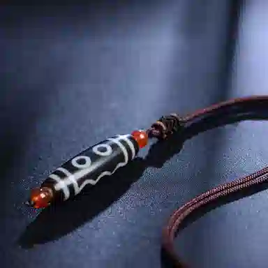 玉临门 国风小众设计感七眼天珠 玛瑙 玉石项链 男女同款情侣款