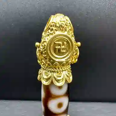 玉临门 新中式 国潮 国风民族风 藏式 玛瑙 玉石吊坠 男女同款情侣款