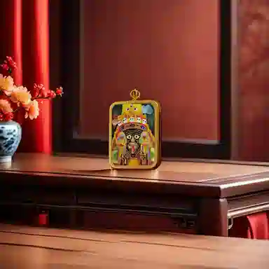 玉临门 水逆退散 财源广进 扎基拉姆半身 新中式国风民族风手工编织棉绳#好运 合金 项链 男女同款情侣款