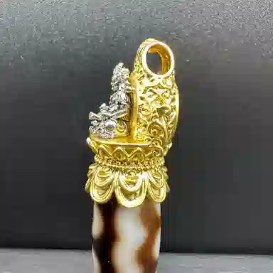 玉临门 新中式 国潮 国风民族风 藏式 玛瑙 玉石吊坠 男女同款情侣款