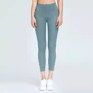 二三二三 纯色简约提臀高腰运动长裤 女款