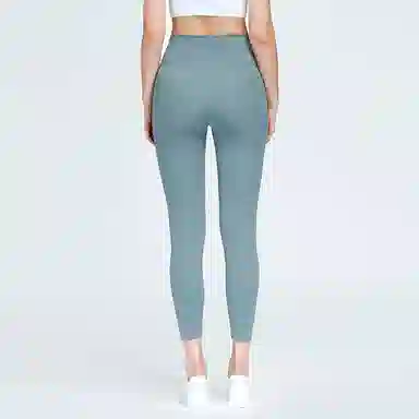 二三二三 纯色简约提臀高腰运动长裤 女款