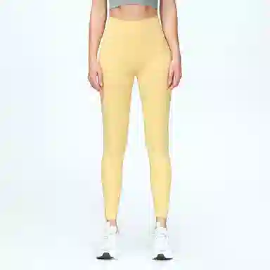 二三二三 纯色提臀松紧运动长裤 女款